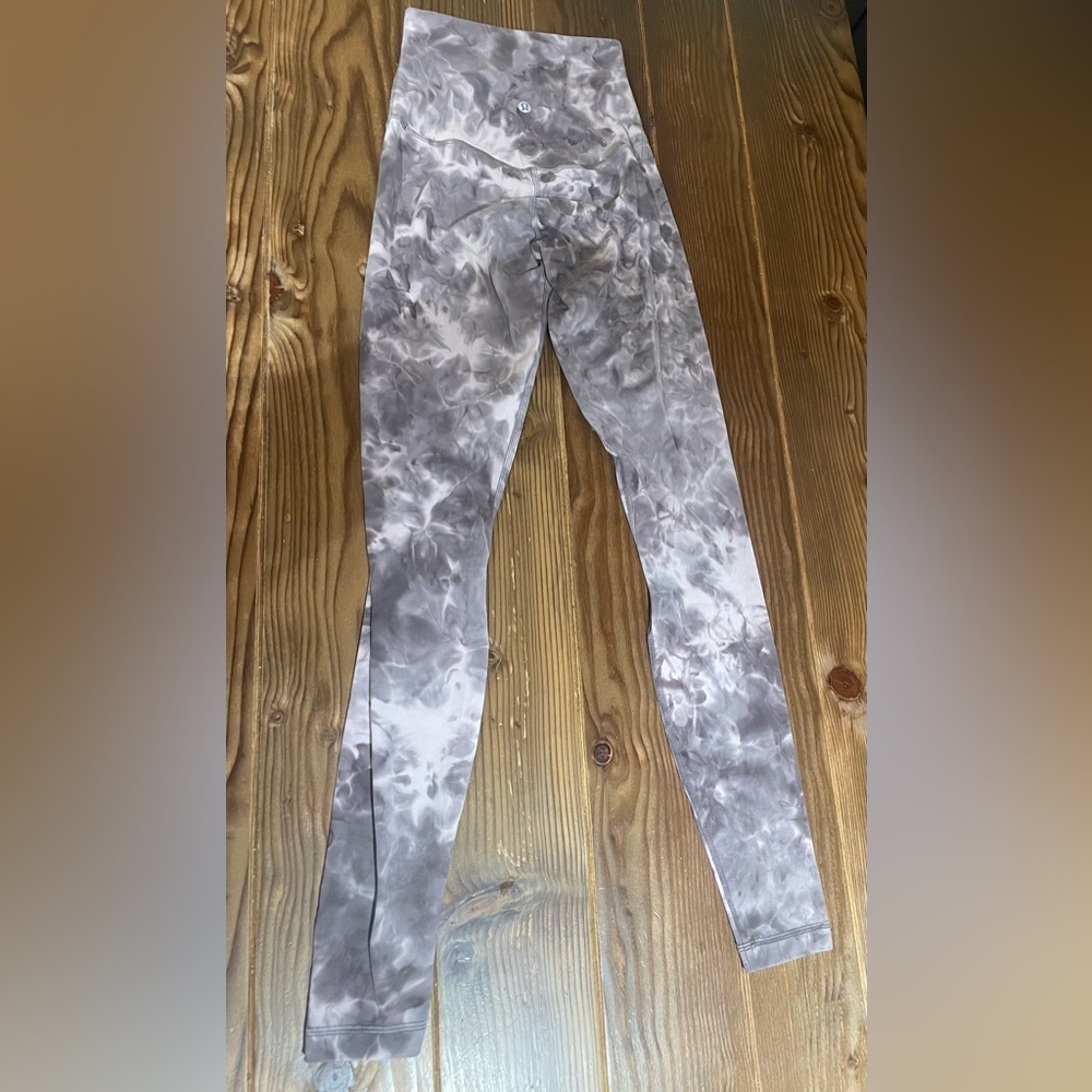 lululemon athletica Gray Marble High-Rise Leggings